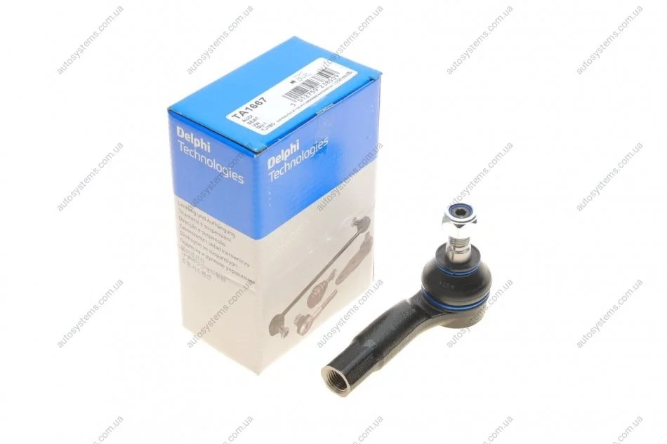 Наконечник тяги рульової (L) Audi A3/Skoda Octavia/VW Golf IV 96-10 Delphi TA1667 (фото 1)
