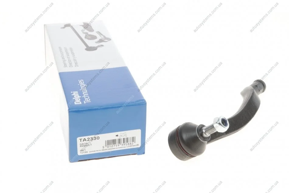 Наконечник тяги рульової (R) Renault Logan/Sandero 04- Delphi TA2330 (фото 1)