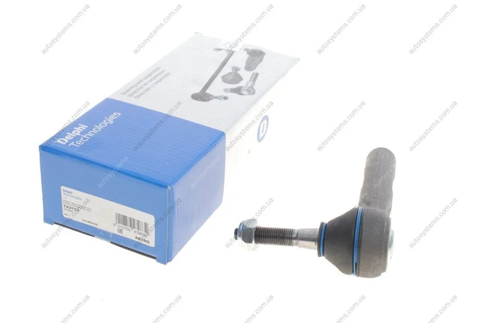 Наконечник тяги рульової Chrysler Voyager 00-08/Jeep Patriot 08-17 Delphi TA2753 (фото 1)