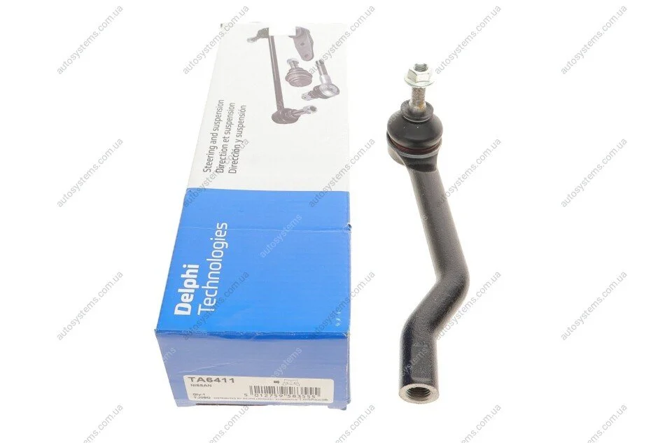 Наконечник тяги рульової (L) Nissan Qashqai II/X-Trail 1.6/2.0 dCi 13- Delphi TA6411 (фото 1)