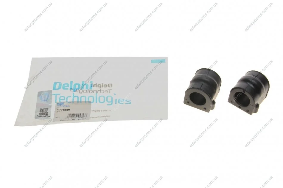 Втулка стабілізатора (переднього) (к-кт) Opel Zafira 99-05 (d=22mm) Delphi TD766W (фото 1)