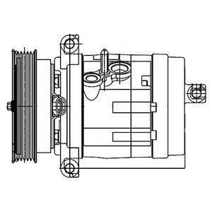 Компрессор кондиционера Delphi TSP0155984