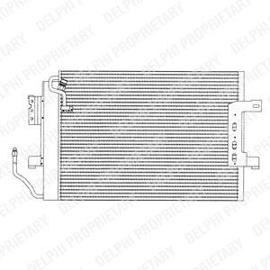 Радиатор кондиционера (Конденсатор) Delphi TSP0225210