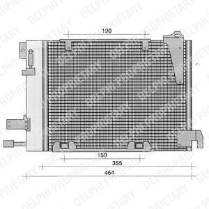 Радиатор кондиционера (Конденсатор) Delphi TSP0225221