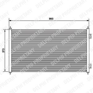 Радиатор кондиционера (Конденсатор) Delphi TSP0225491