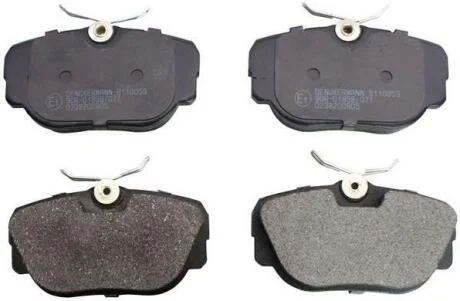 Тормозные колодки дисковые, комплект Denckermann B110059