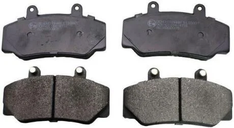 Тормозные колодки дисковые, комплект Denckermann B110807