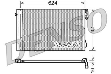 Радиатор кондиционера (Конденсатор) DENSO DCN05011