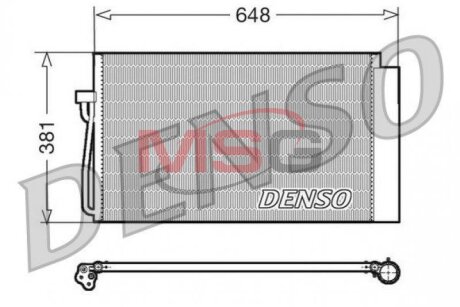 Радиатор кондиционера (Конденсатор) DENSO DCN05017