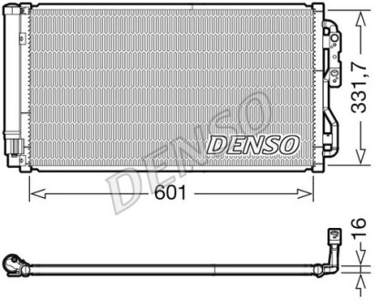 Радиатор кондиционера (Конденсатор) DENSO DCN05033