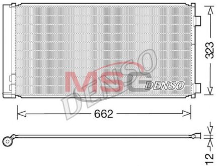 Радиатор кондиционера (Конденсатор) DENSO DCN05103