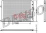 Радиатор кондиционера (Конденсатор) DENSO DCN06009 (фото 1)