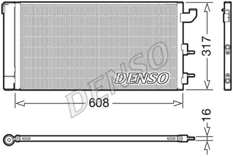 Радиатор кондиционера (Конденсатор) DENSO DCN09144