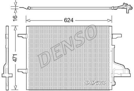 Радиатор кондиционера (Конденсатор) DENSO DCN10027