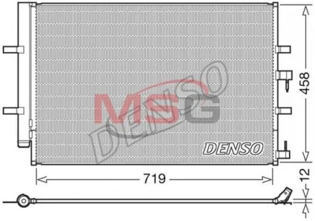 Радиатор кондиционера (Конденсатор) DENSO DCN10036