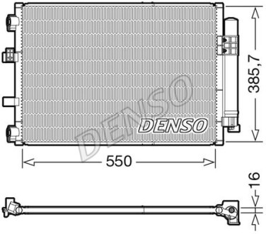 Радиатор кондиционера (Конденсатор) DENSO DCN10043