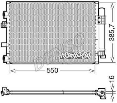 Радиатор кондиционера (Конденсатор) DENSO DCN10044