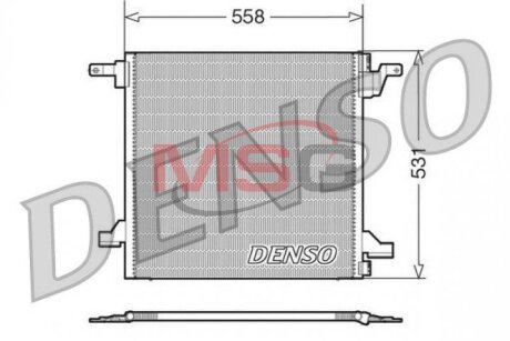 Радиатор кондиционера (Конденсатор) DENSO DCN17022