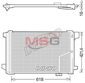 Радиатор кондиционера (Конденсатор) DENSO DCN17035