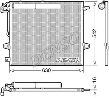 Радиатор кондиционера (Конденсатор) DENSO DCN17057