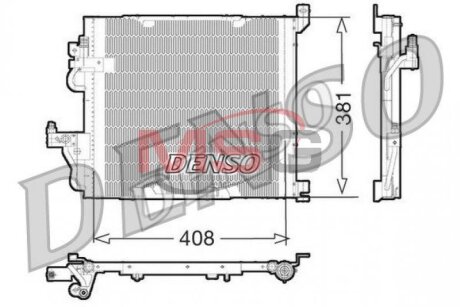 Радиатор кондиционера (Конденсатор) DENSO DCN20012