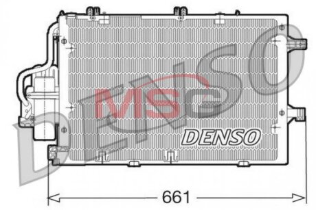 Радиатор кондиционера (Конденсатор) DENSO DCN20015