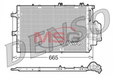 Радиатор кондиционера (Конденсатор) DENSO DCN20017