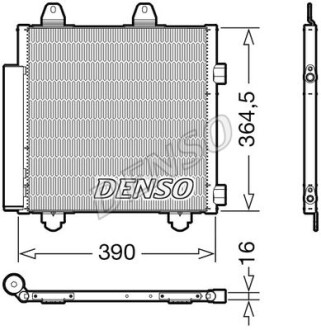 Радиатор кондиционера (Конденсатор) DENSO DCN21033