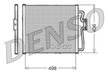 Радиатор кондиционера (Конденсатор) DENSO DCN23009