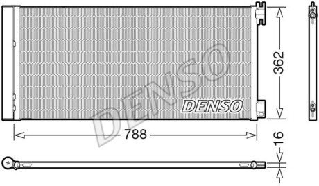 Радиатор кондиционера (Конденсатор) DENSO DCN23042