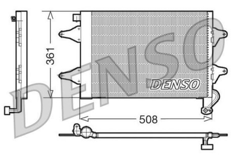 Радиатор кондиционера (Конденсатор) DENSO DCN27004