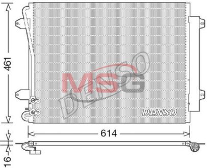 Радиатор кондиционера (Конденсатор) DENSO DCN32011