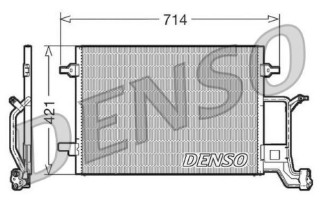 Радиатор кондиционера (Конденсатор) DENSO DCN32019