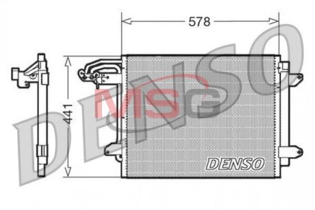 Радиатор кондиционера (Конденсатор) DENSO DCN32030