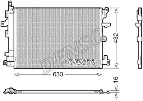 Радиатор кондиционера (Конденсатор) DENSO DCN33012