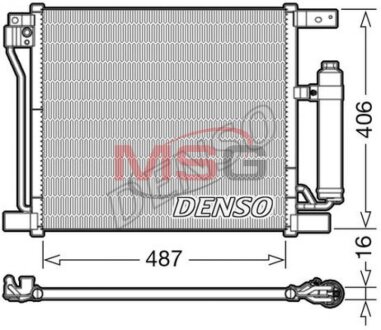 Радиатор кондиционера (Конденсатор) DENSO DCN46021