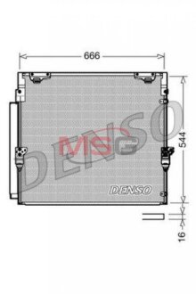 Радиатор кондиционера (Конденсатор) DENSO DCN50036