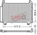 Радиатор кондиционера (Конденсатор) DENSO DCN50101 (фото 1)