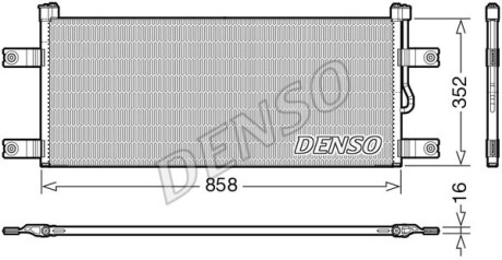 Радиатор кондиционера DENSO DCN99069