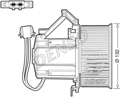 Вентилятор печки DENSO DEA02009