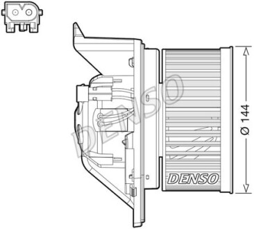 Вентилятор печки DENSO DEA05005