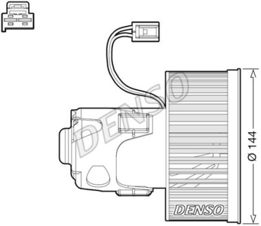 Вентилятор печки DENSO DEA05008