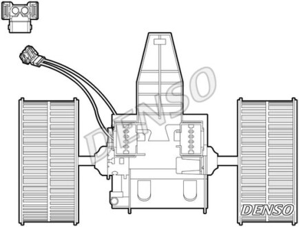 Вентилятор печки DENSO DEA05009