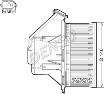 Вентилятор печки DENSO DEA17032