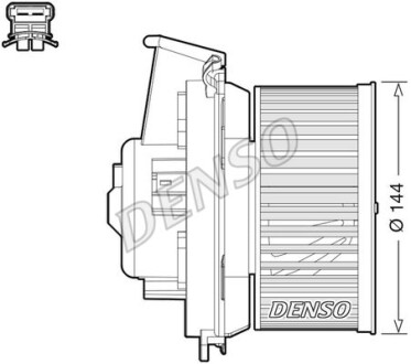 Вентилятор печки DENSO DEA21013