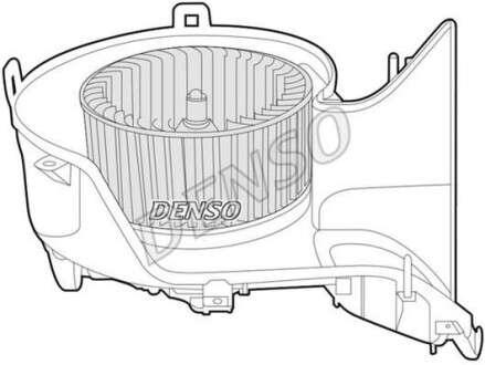 Вентилятор печки DENSO DEA25001