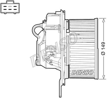 Вентилятор печки DENSO DEA32005