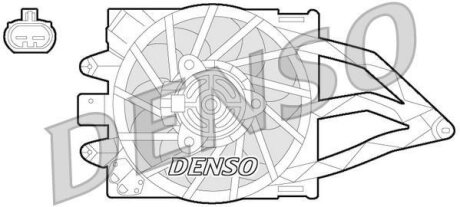 Вентилятор радиатора охлаждения DENSO DER09057