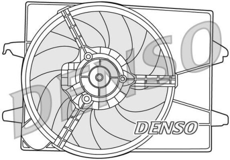 Вентилятор радиатора охлаждения DENSO DER10003