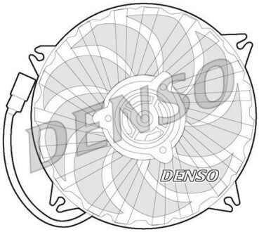 Вентилятор радиатора охлаждения DENSO DER21017